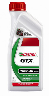 Масло Castrol GTX 10W40 мот п/с (1л)