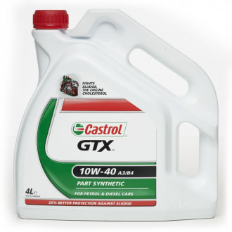 CASTROL GTX 10W-40 A3/B3 Моторное масло (4) (4651230090)