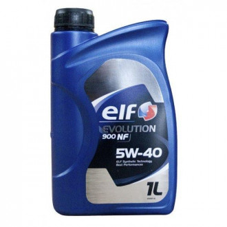 ELF Evolution 900 NF 5W40 синт. A3/B4, SL/CF (=194875) (пластик/ЕС) (1L)