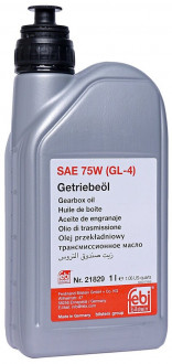 Масло трансмиссионное МКПП; 1 литр (API GL-4; MB 235.10; SAE 75W; VW TL 521 71)