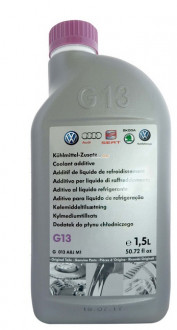 Антифриз Volkswagen G13, концентрат, фиолетовый, 1,5 л