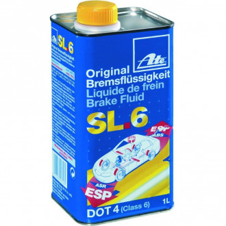Тормозная жидкость SL6 DOT4 для ABS и ESP, 1 л
