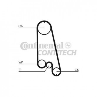 Ремень ГРМ Lanos / Aveo 1.5i 8v (111x17)