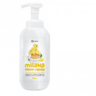 Жидкое мыло Milana мыло-пенка сливочно-лимонный десерт, 500 мл