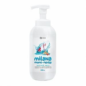 Жидкое мыло Milana мыло-пенка морской бриз, 500 мл