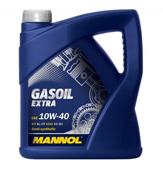 GASOIL EXTRA 10W-40 SL/CF Полусинтетическое масло для газовых двигателей SAE 10W-40 4 Liter